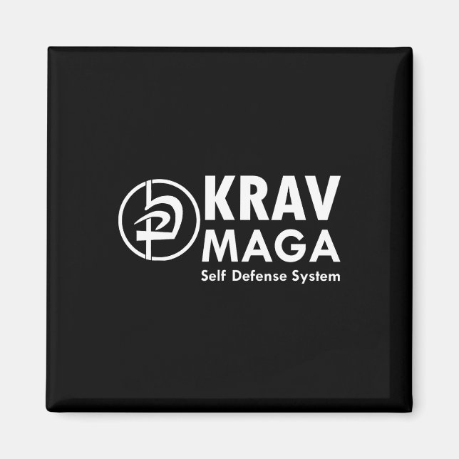 Krav Mega Martial Arts Self Defence  Magnet (Front)