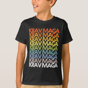 Krav Mega Self Defense Training Martial Arts Fitne T-Shirt