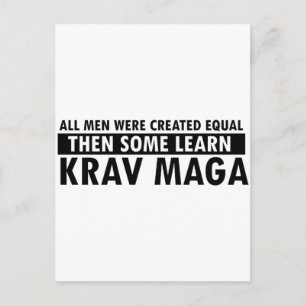Krava maga designs postcard
