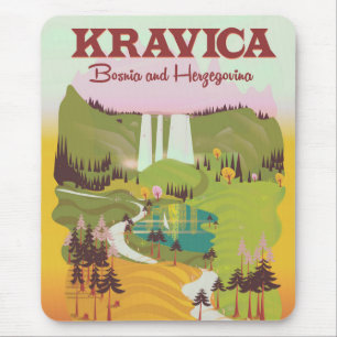 Kravica Waterfalls  Bosnia and Herzegovina Mouse Pad