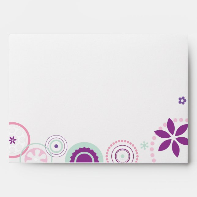 KRAZY POLKA DOT Astract Wedding Envelope (Front)