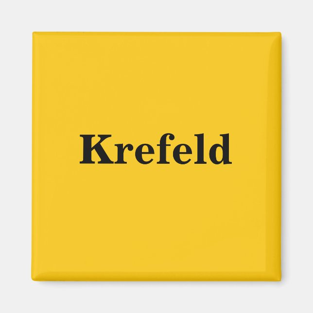 Krefeld Magnet Schild (Front)