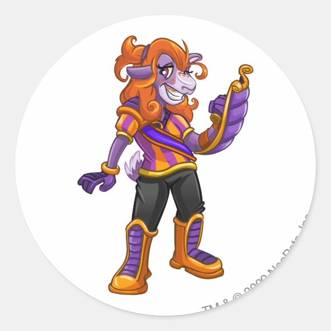 Kreludor Team Captain 2 Classic Round Sticker (Front)