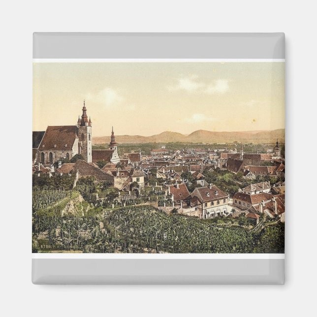 Krems, Lower Austria, Austro-Hungary magnificent P Magnet (Front)