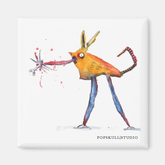 Kretures in Kraks magnet... Magnet (Front)