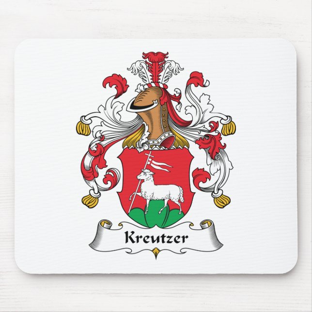 Kreutzer Family Crest Mouse Pad (Front)