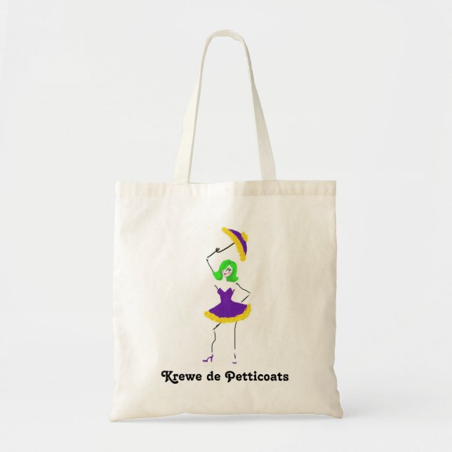 Krewe de Petticoats tote Bag (Front)