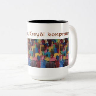 Kreyòl Pale, Kreyòl Konprann | Haitian Proverb Mug
