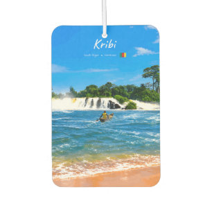 Kribi, Cameroon - Lobé Falls Beach Car Air Freshener