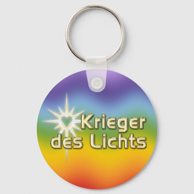 KRIEGER DES LICHTS | chakren colour Key Ring (Front)