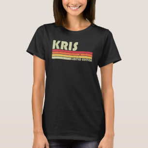 KRIS Gift Name Personalised Funny Retro Vintage Bi T-Shirt