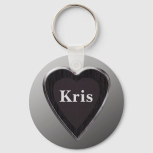 Kris Heart Keychain by 369MyName