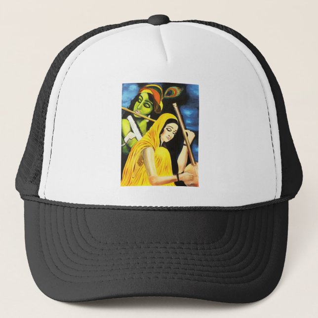 Krishna and Meera Trucker Hat (Front)
