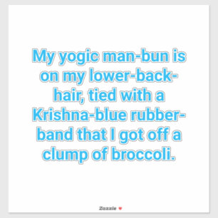 Krishna-Blue Yogic Man-Bun Hankamer Artjunkhaus