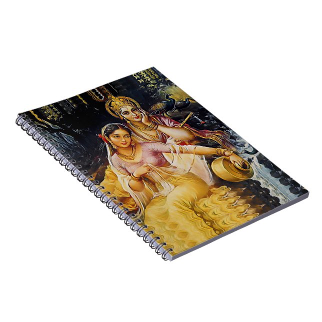 KRISHNA - hindu deity - Notebook (Right Side)