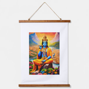 Krishna image hanging tapestry