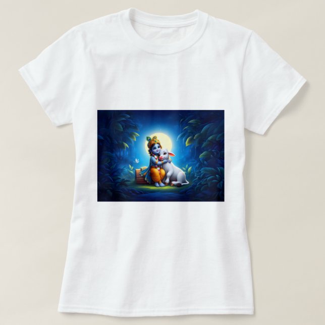 krishna ji T-Shirt (Design Front)