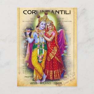 Krishna Postcard