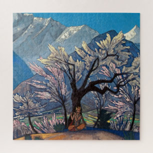“Krishna - Spring in Kulu” by Nicholas Roerich Jigsaw Puzzle