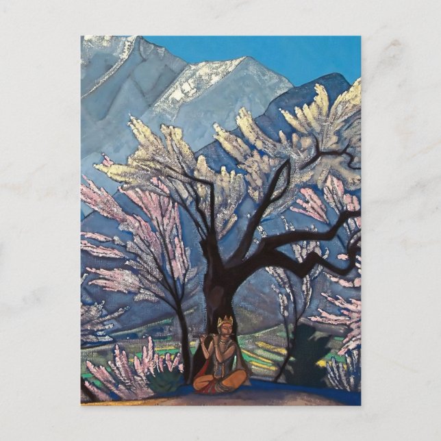 “Krishna - Spring in Kulu” by Nicholas Roerich Postcard (Front)