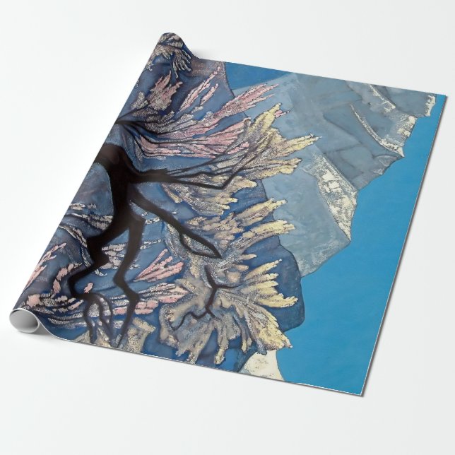 “Krishna - Spring in Kulu” by Nicholas Roerich Wrapping Paper (Unrolled)