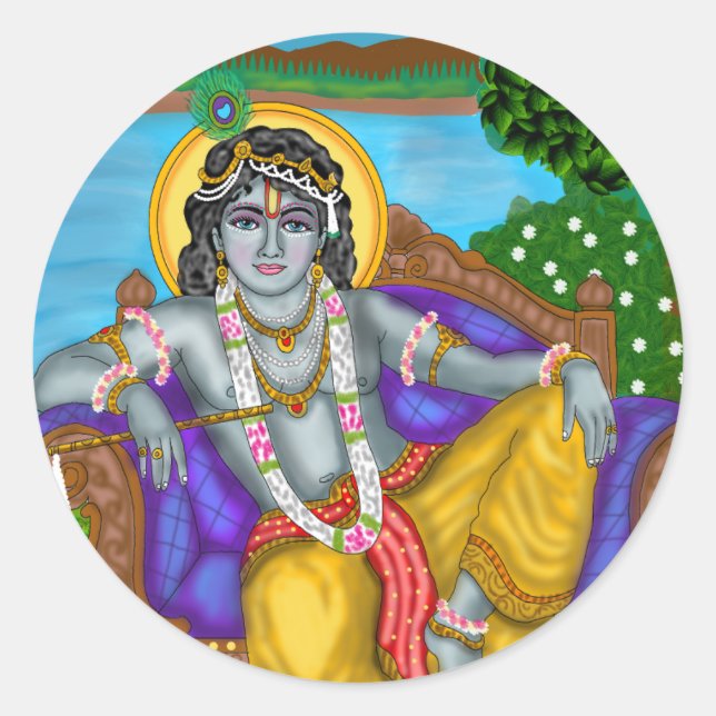 Krishna Sticker (Front)