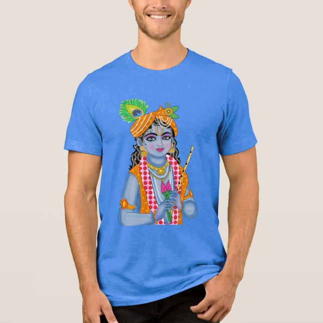 Krishna T-Shirt Tri-Blend Shirt (Front)