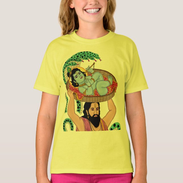Krishna & Vasudeva T-Shirt (Front)