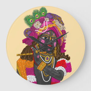 Krishna Wall Clock