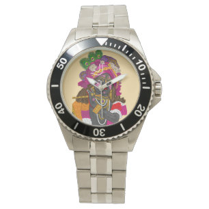 Krishna Wall Clock Watch