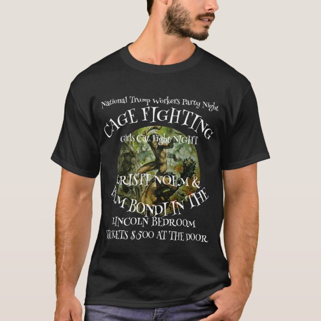 KRISTI NOEM & PAM BONDI ELSA SHE WOLF OF THE SS T-Shirt (Front)