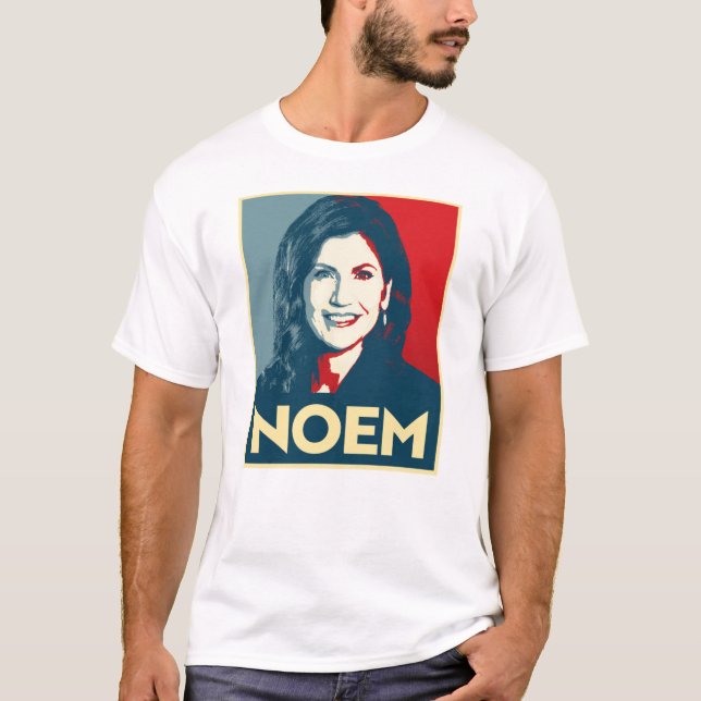KRISTI NOEM Propaganda Poster T-Shirt (Front)