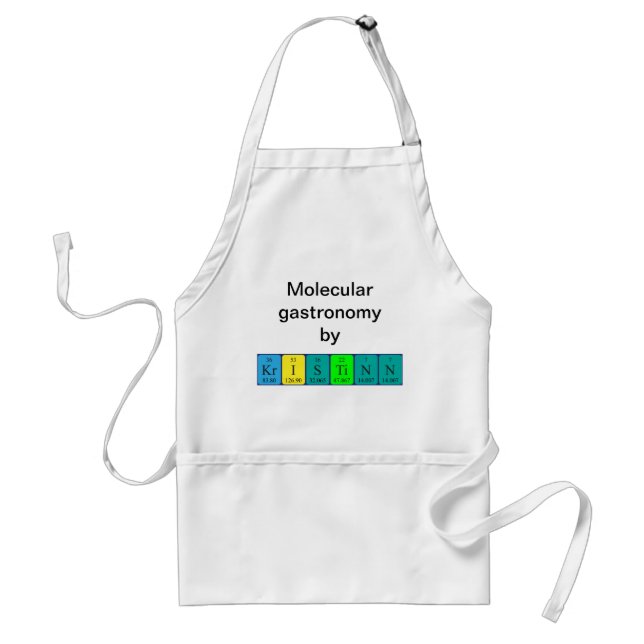 Kristinn periodic table name apron (Front)