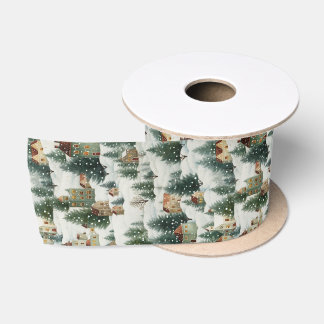 Kristmina - Christmas town Satin Ribbon