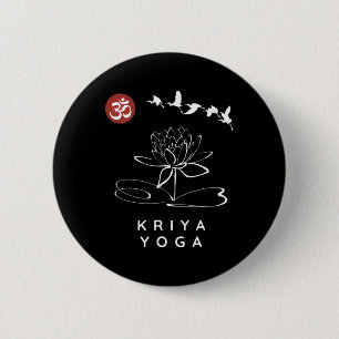 Kriya Yoga Instructor Kriya Yoga Beginner Design 6 Cm Round Badge