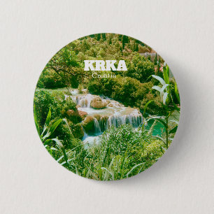 Krka National Park 6 Cm Round Badge