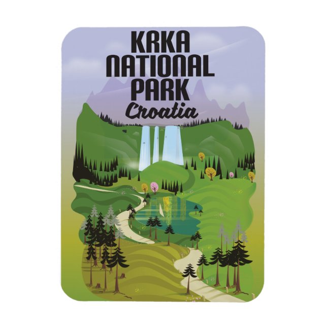 Krka National Park Croatia Magnet (Vertical)