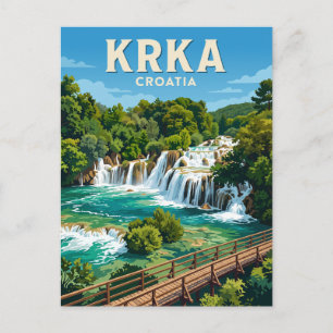 Krka National Park Croatia Postcard