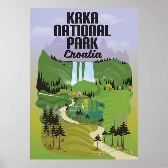Krka National Park Croatia Poster (Front)