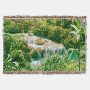 Krka National Park Throw Blanket