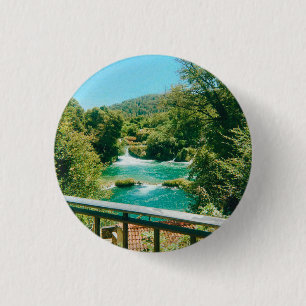 Krka Waterfalls -Krka National Park - Croatia 3 Cm Round Badge