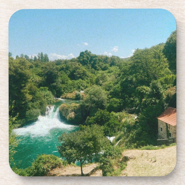Krka Waterfalls -Krka National Park - Croatia Coaster (Front)