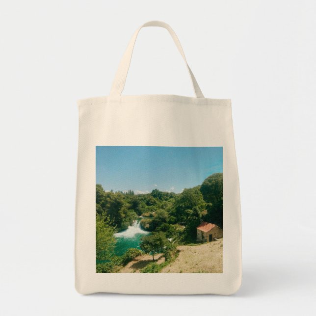 Krka Waterfalls -Krka National Park - Croatia Tote Bag (Front)