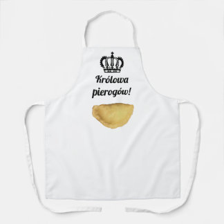 królowa pierogów - dumplings queen Polish apron