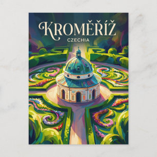 Kroměříž Czech Republic Postcard