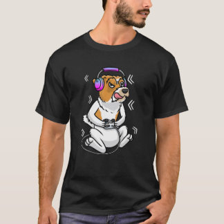 Kromfohrländer Dog Video Gamer Video Gaming Kromi T-Shirt