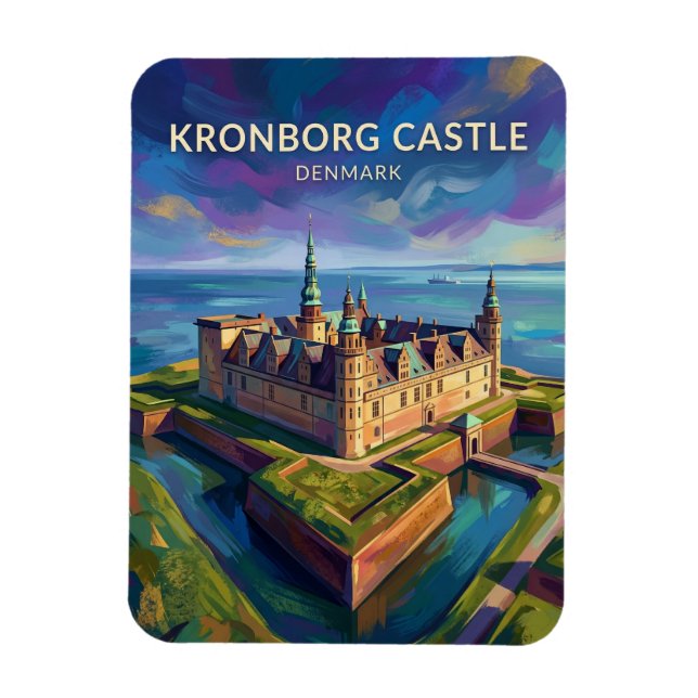 Kronborg Castle Denmark Magnet (Vertical)