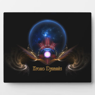 Krono Dynamic Fractal Art Hinged Photo Plaque