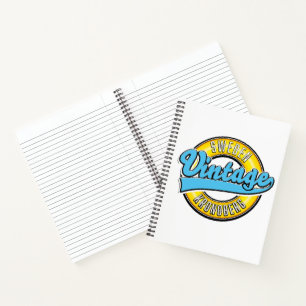 Kronoberg Sweden Vintage style logo  Notebook