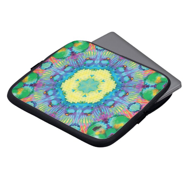 Kronos Kaleidoscope Laptop Sleeve (Front Top)